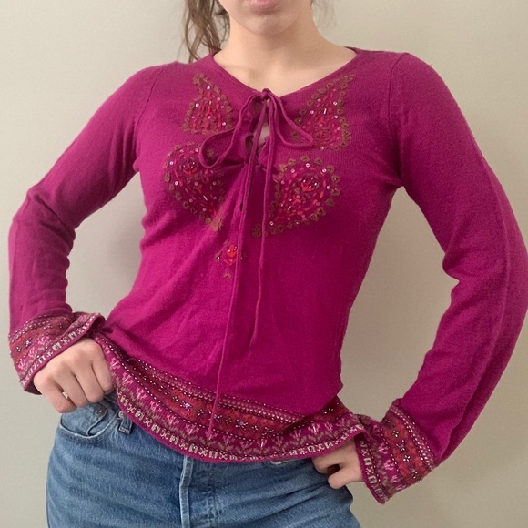 Vintage Banana Republic Boho Sweater 🌷 - Picture 2 of 5